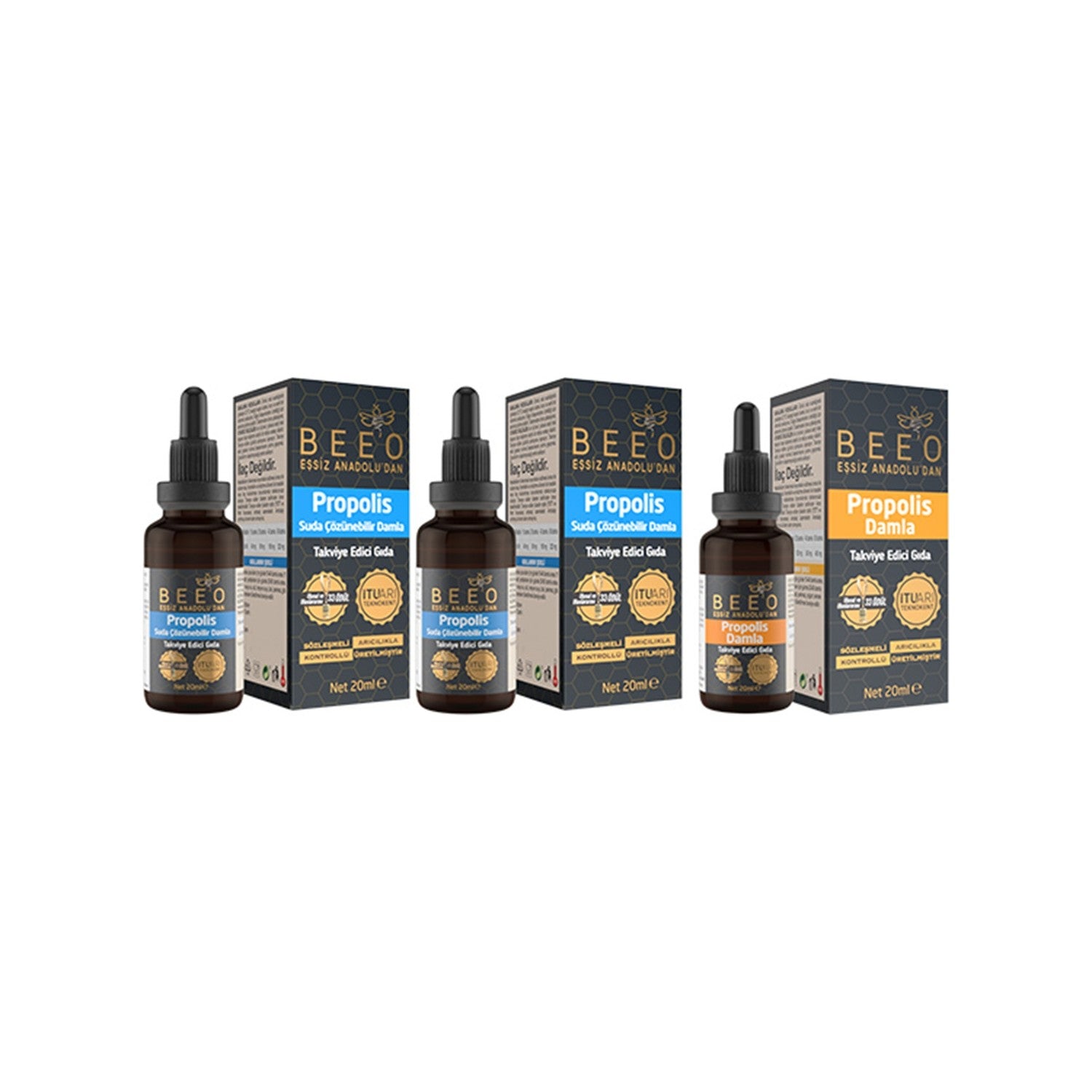 BEE'O Water-Soluble Propolis Drops - MALLTURK