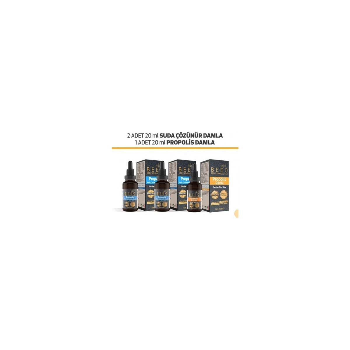 BEE'O Water-Soluble Propolis Drops - MALLTURK