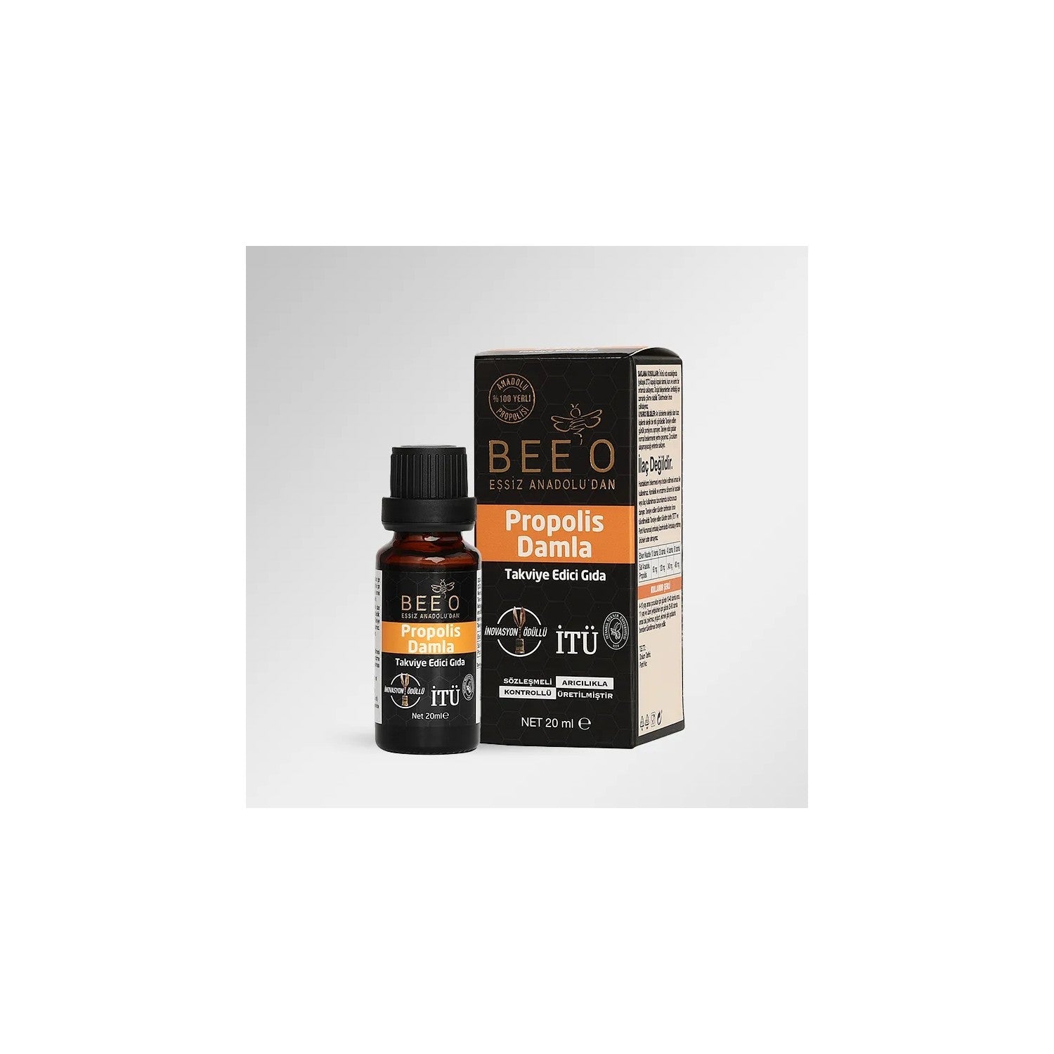 BEE'O Water-Soluble Propolis Drops - MALLTURK