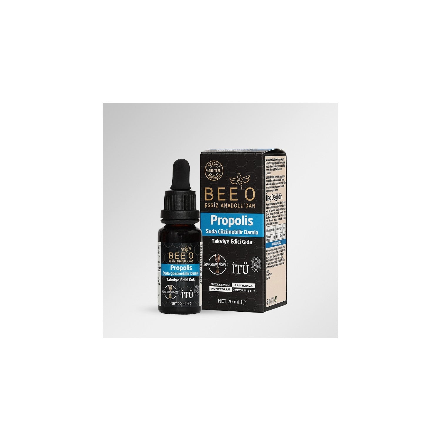 BEE'O Water-Soluble Propolis Drops - MALLTURK