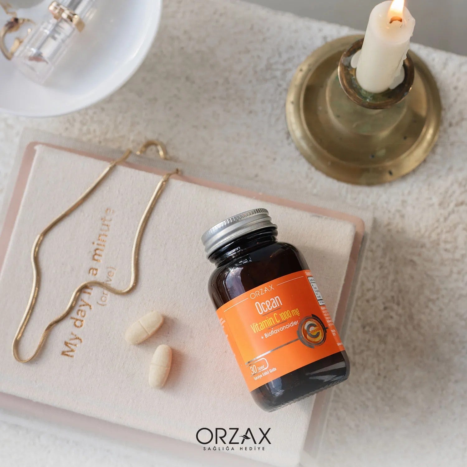 Orzax Ocean Vitamin C 1000 mg Bioflavonoidler 30 Tablet - MALLTURK