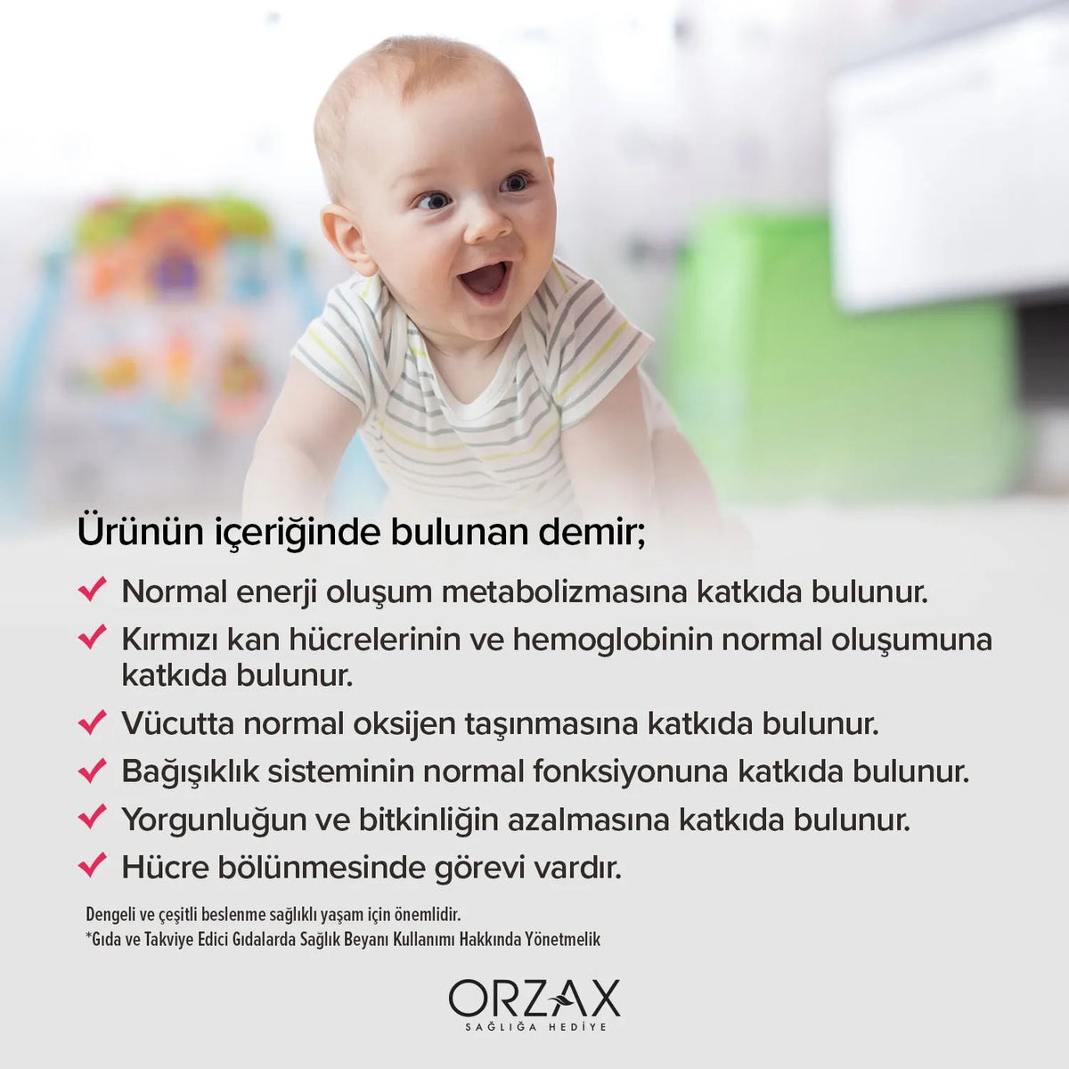 Orzax Ocean Microfer Yeni Nesil Iron Support Drops 30 Ml - MALLTURK