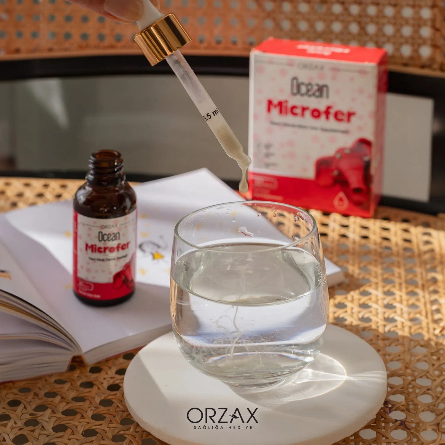 Orzax Ocean Microfer Yeni Nesil Iron Support Drops 30 Ml - MALLTURK
