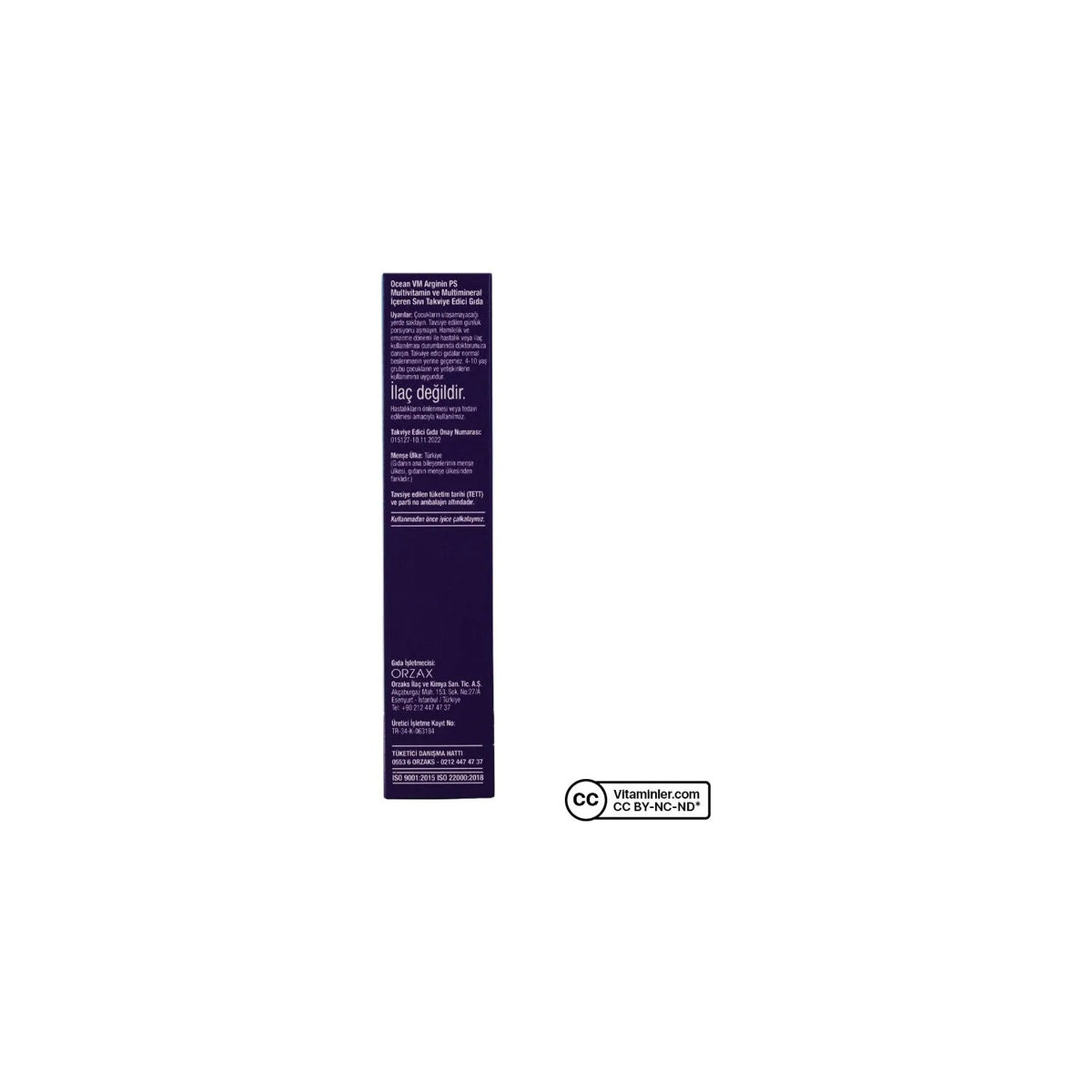 Orzax Ocean Vm Arginin Ps Syrup 150 ml - MALLTURK