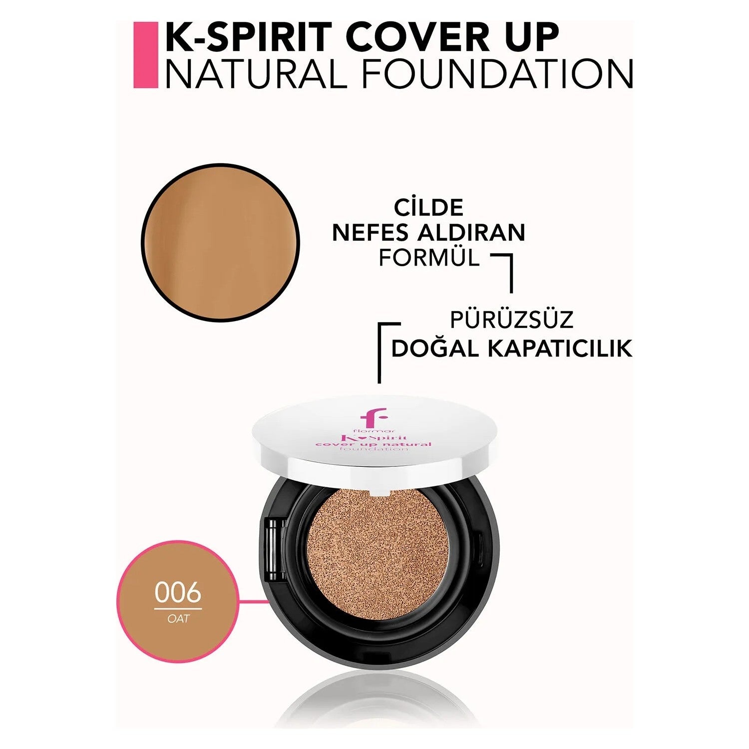 Flormar K-Spirit Cover Up Cushion Foundation
