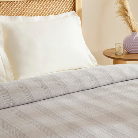 Karaca Home Verona 100% Cotton Double Piqué Blanket - MALLTURK
