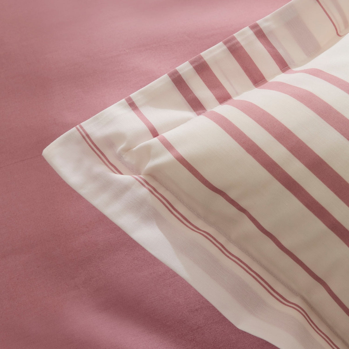 Karaca Home Cool Stripe Double Duvet Cover Set Gul Kurusu - MALLTURK