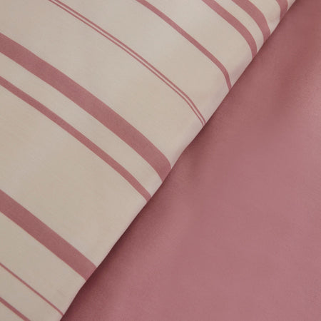 Karaca Home Cool Stripe Double Duvet Cover Set Gul Kurusu - MALLTURK