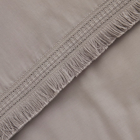 Karaca Home Helios %100 Cotton Double Duvet Cover Set Gray - MALLTURK