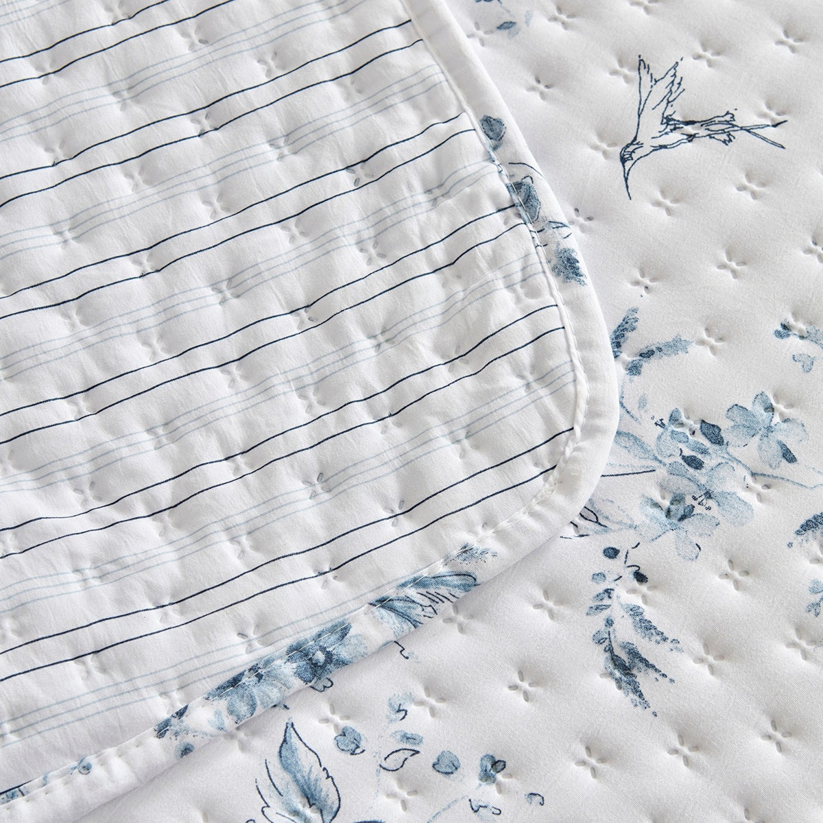 KaracaHome Marisa Double Bedspread in Blue, Stylish Design with 100% Polyester Material. - MALLTURK