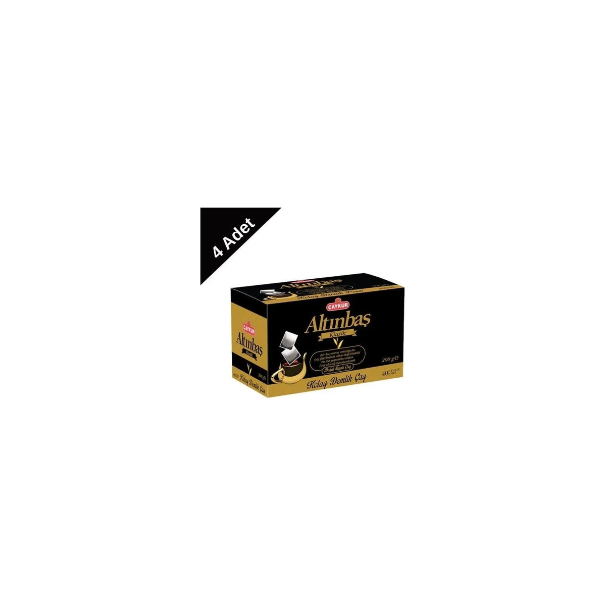 Caykur Altinbas black tea 800 g teapot tea bags 40-pack Ekonomik Set product of Turkey - MALLTURK