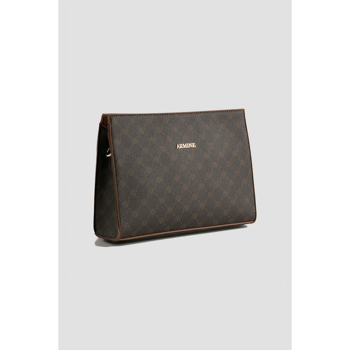 Armine Polka Dot Bag Brown Women's Handbag - MALLTURK