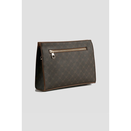 Armine Polka Dot Bag Brown Women's Handbag - MALLTURK