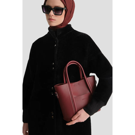 Armine Pia Bag Burgundy Women's Bag - MALLTURK