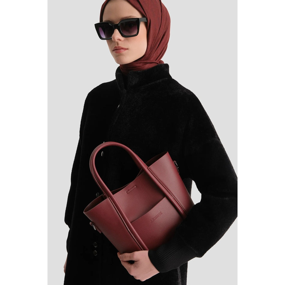 Armine Pia Bag Burgundy Women's Bag - MALLTURK