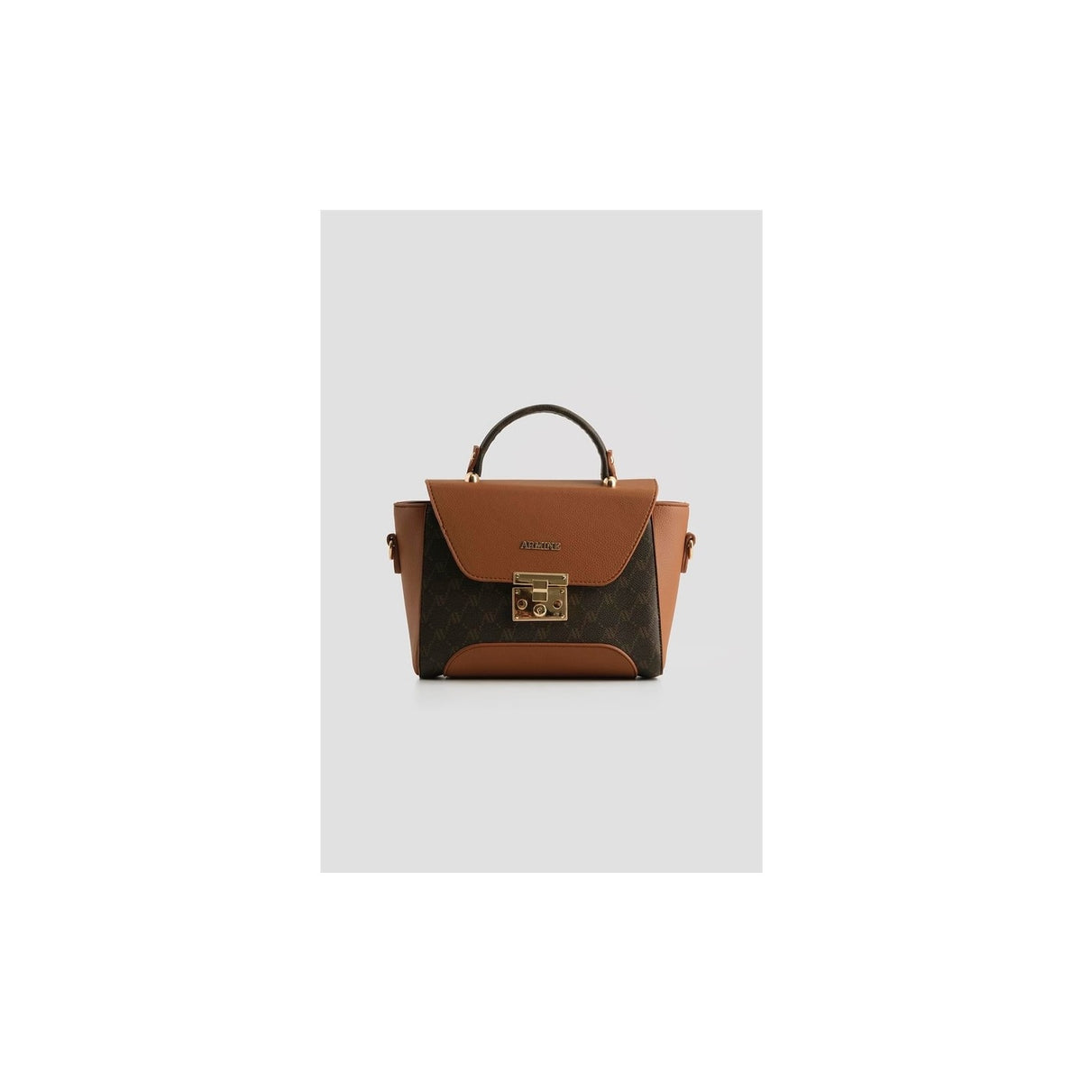 Armine Polka Dot Bag Brown Elegant - MALLTURK