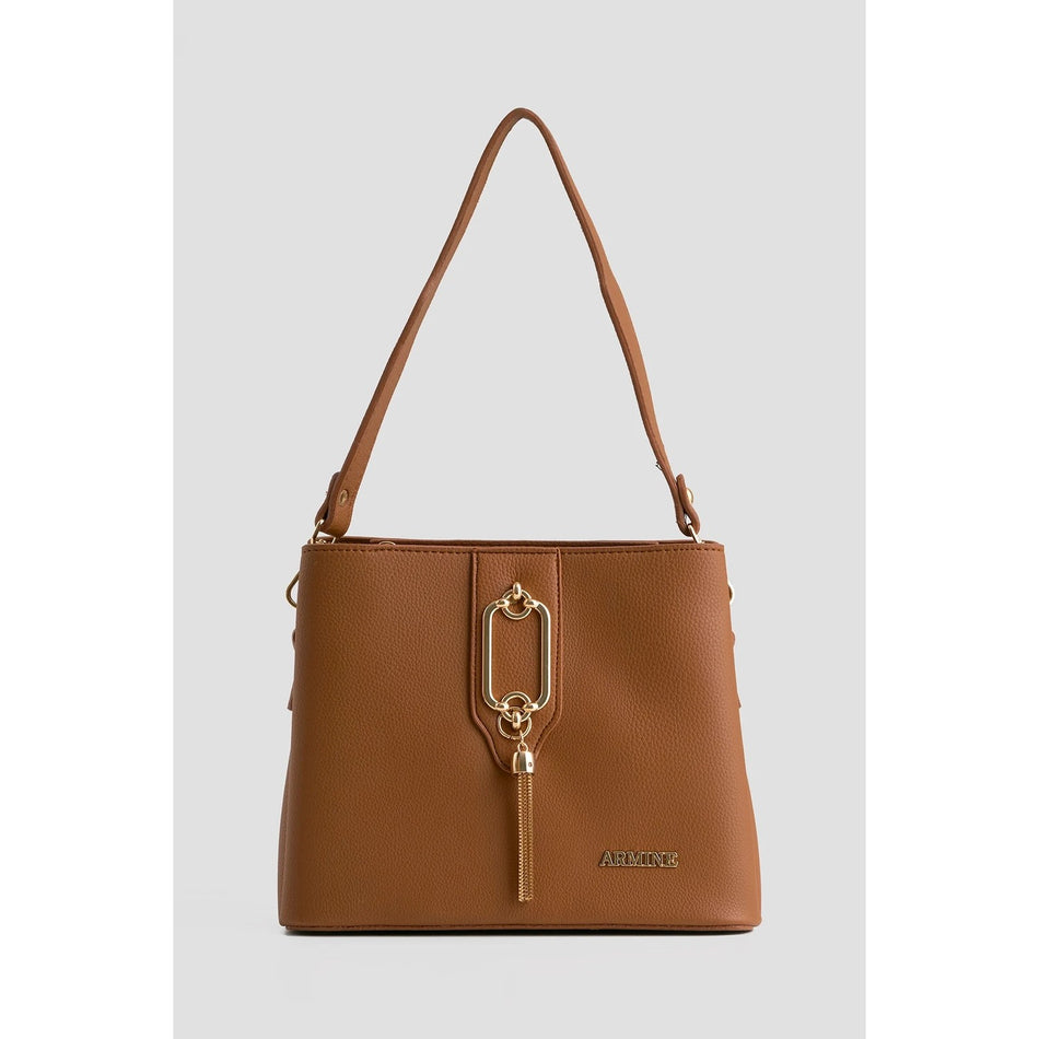 Armine Pia Bag Tan Sophisticated - MALLTURK