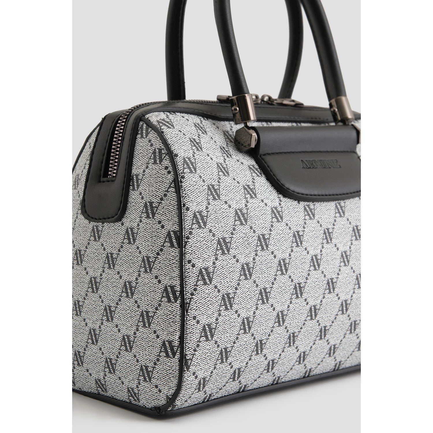 Armine Polka Dot Bag Grey Women's Handbag - MALLTURK