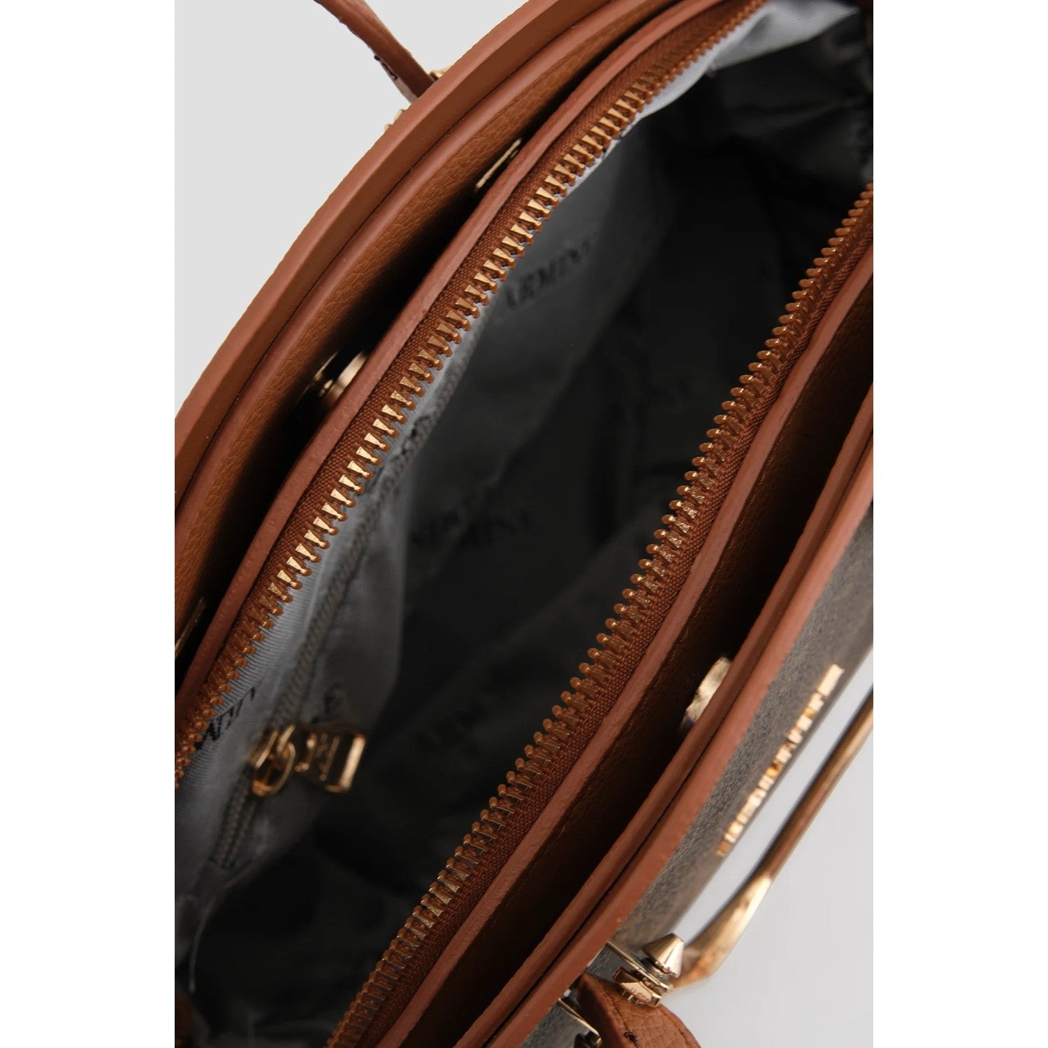 Armine Polka Dot Bag Brown Stylish Women's Bag - MALLTURK