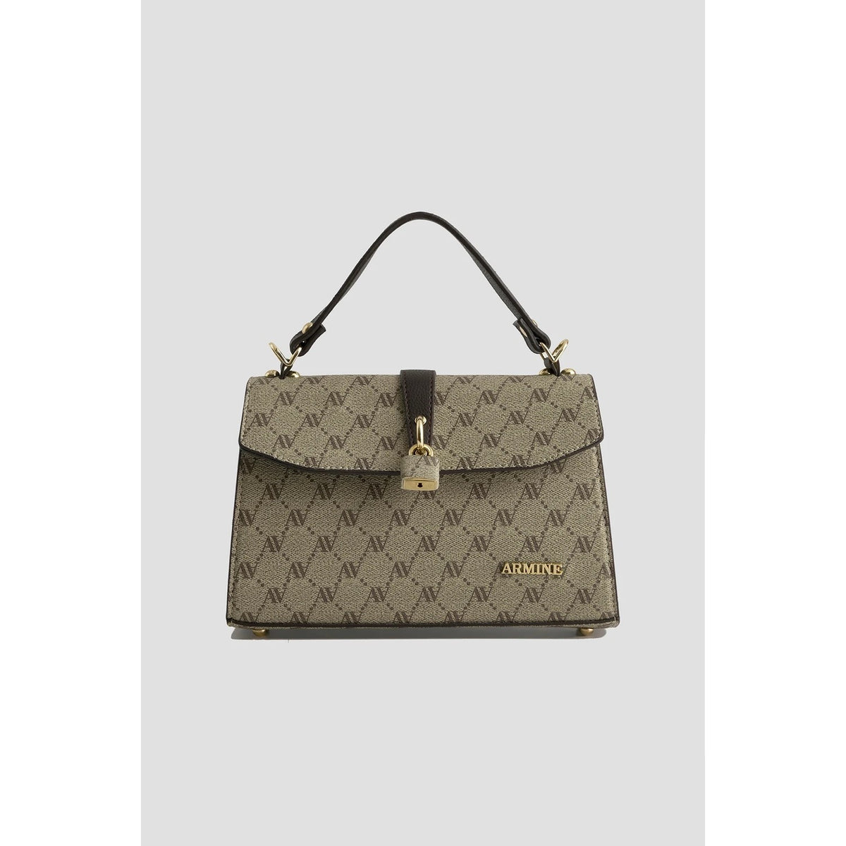 Armine Polka Dot Bag Mink Chic - MALLTURK