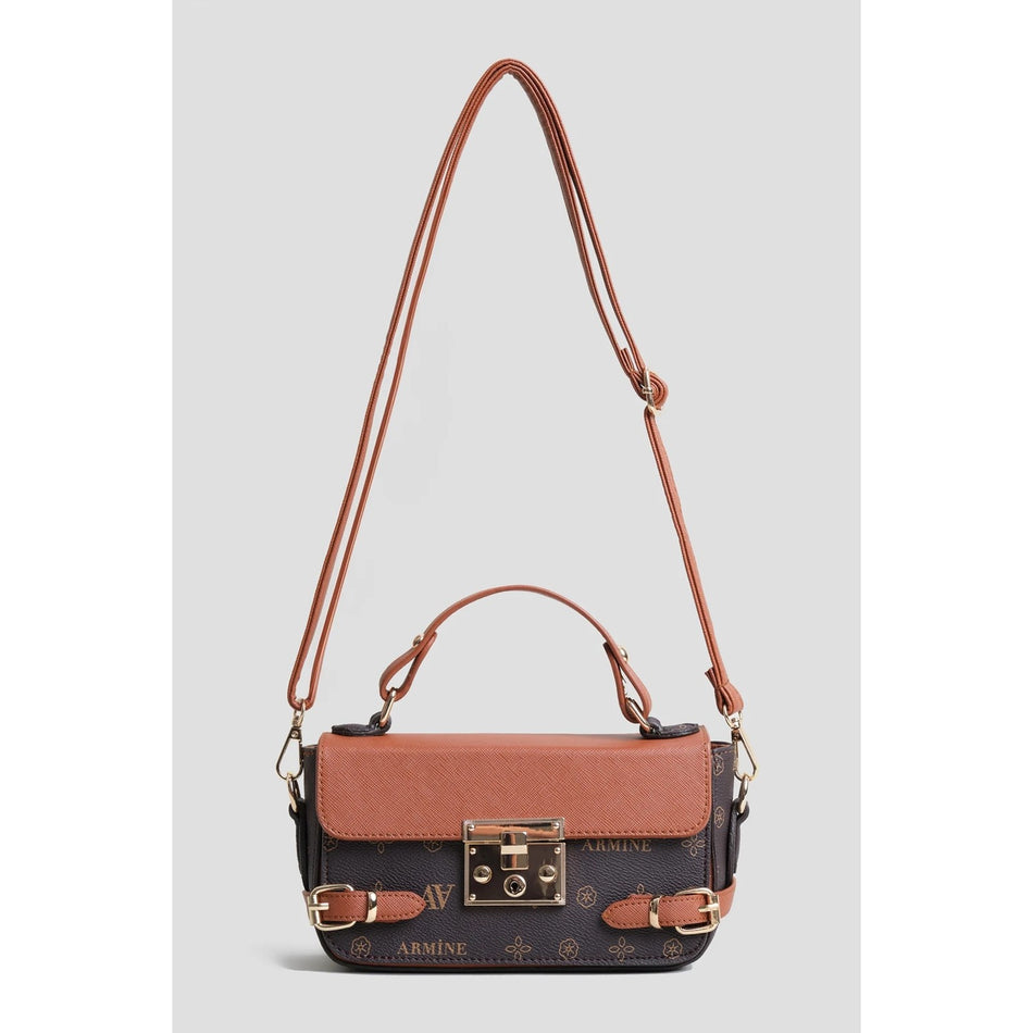Armine Printed Bag Brown