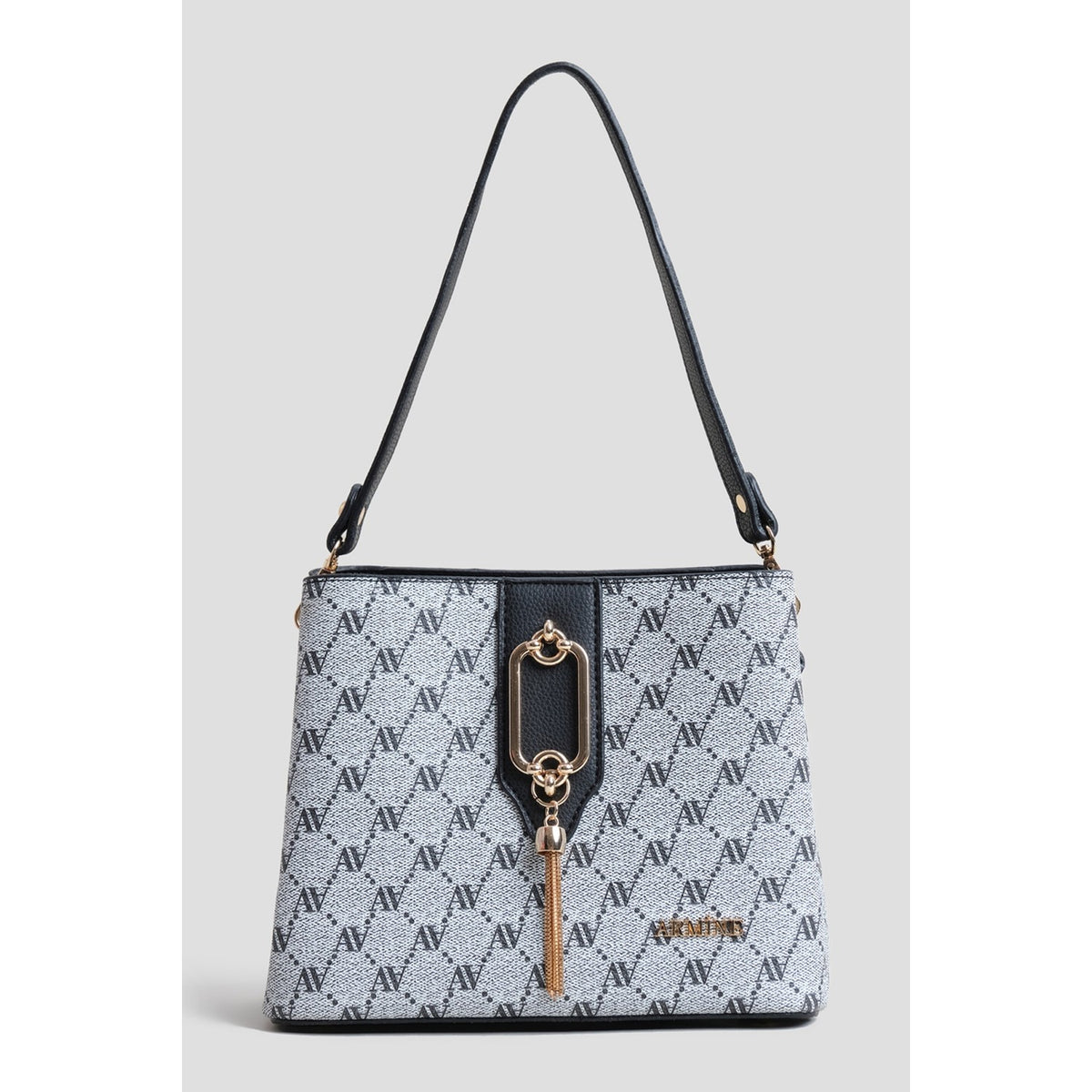 Armine Polka Dot Bag Grey Mode - MALLTURK