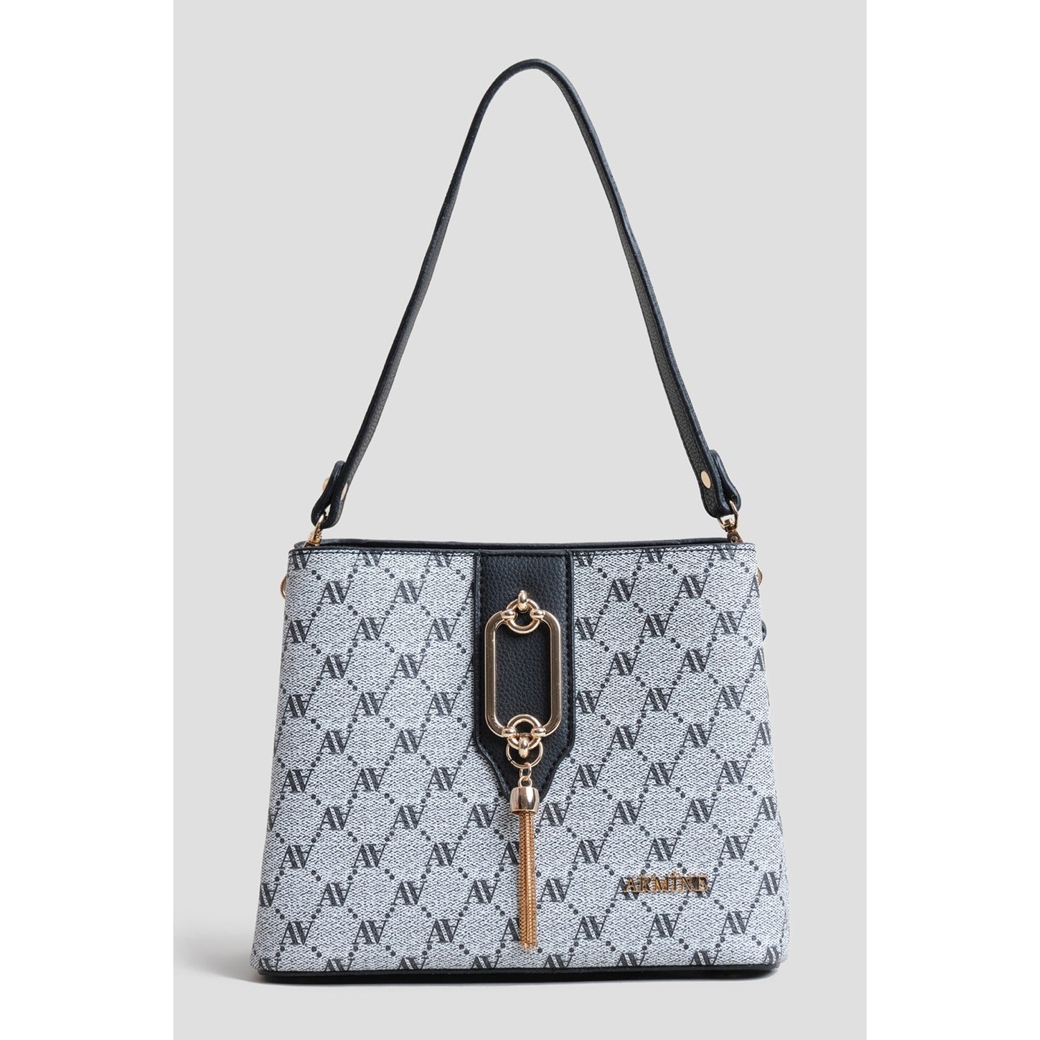 Armine Polka Dot Bag Grey Mode - MALLTURK