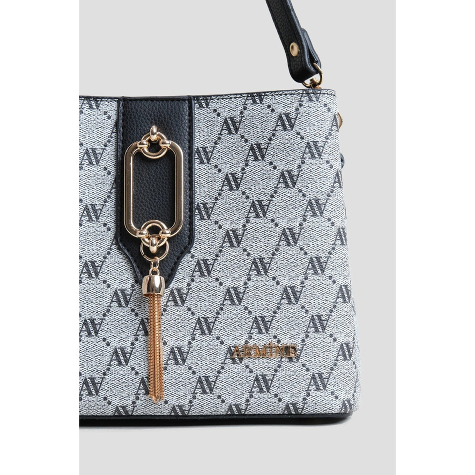 Armine Polka Dot Bag Grey Mode - MALLTURK