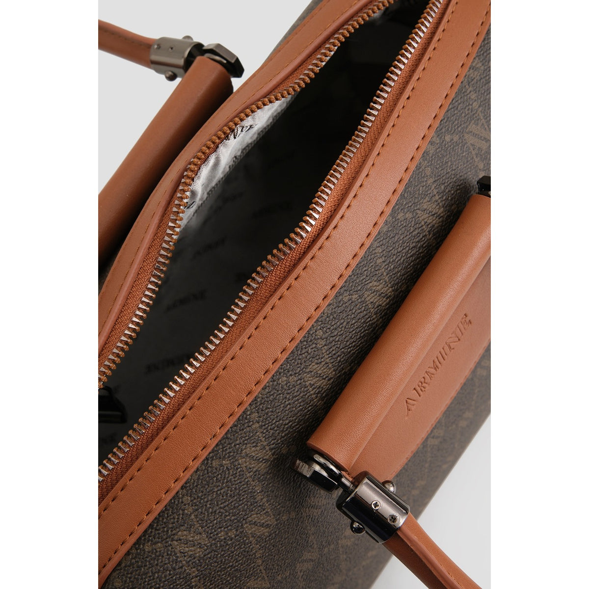 Armine Polka Dot Bag Brown Sophisticated Women's Bag - MALLTURK