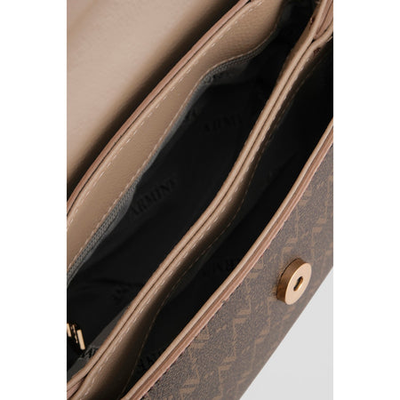 Armine Polka Dot Bag Brown Chic Women's Handbag - MALLTURK