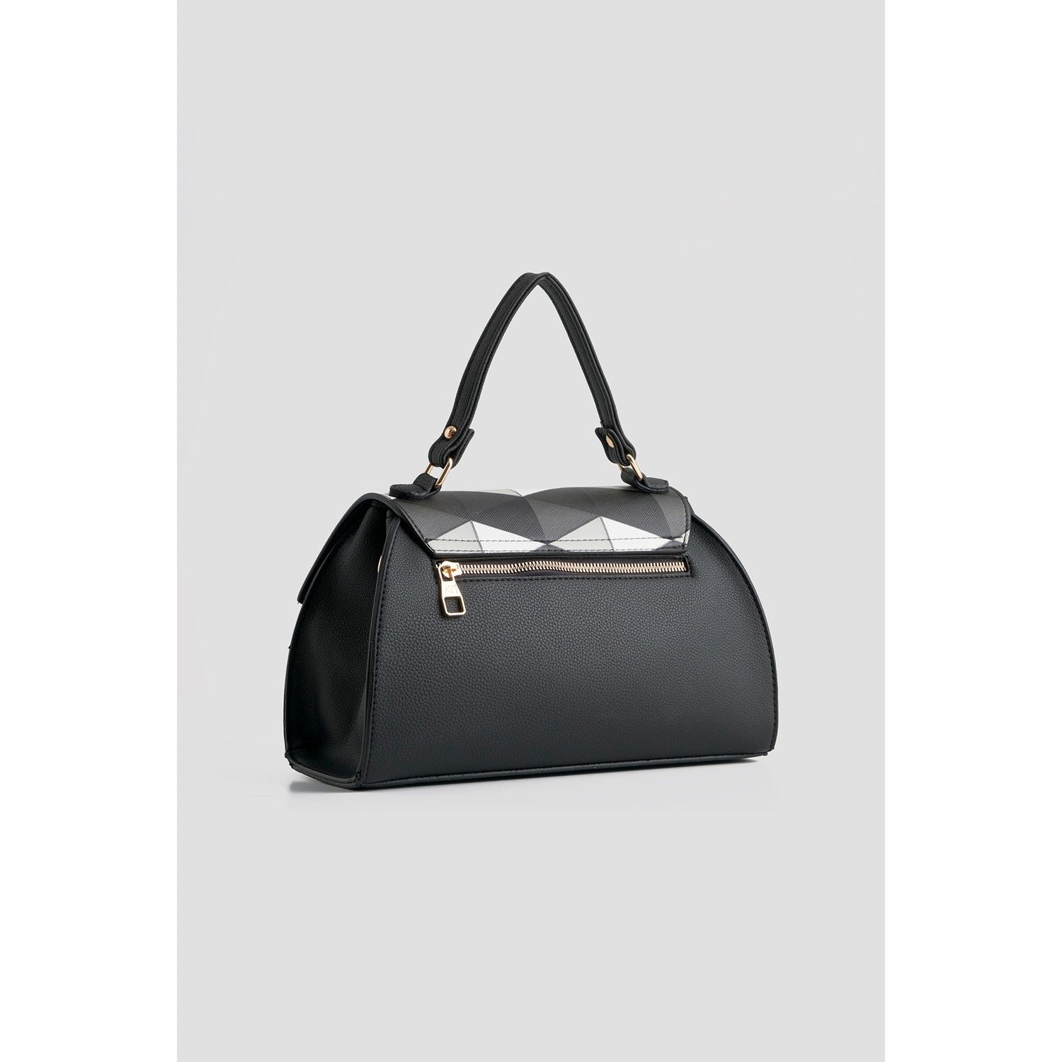 Armine Plaid Bag Black Stylish - MALLTURK
