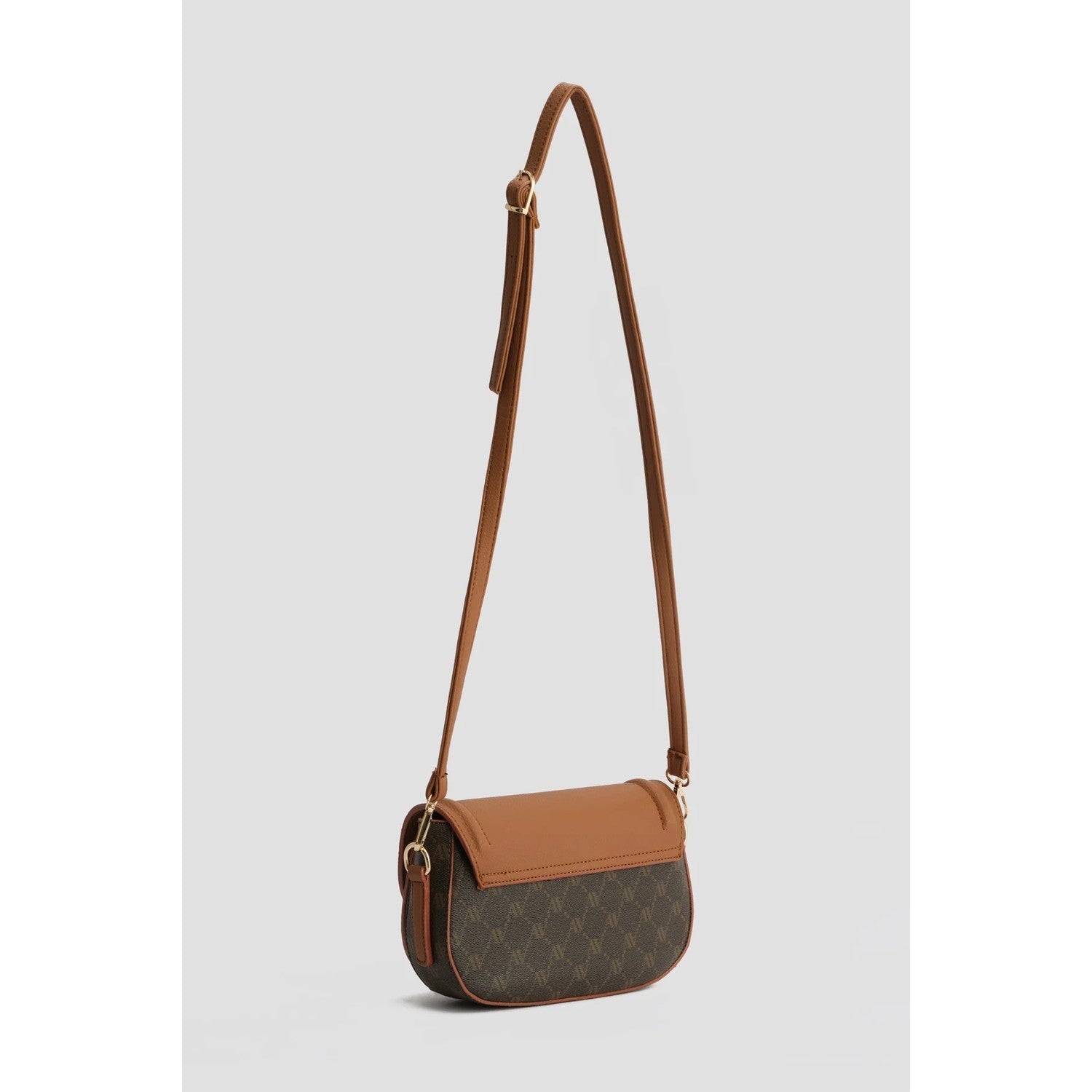 Armine Polka Dot Bag Brown Mode - MALLTURK