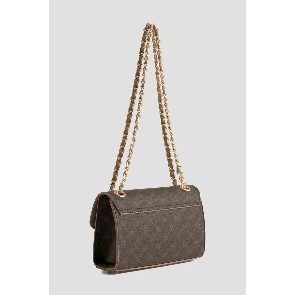 Armine Polka Dot Bag Brown Elegant - MALLTURK