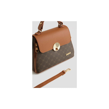 Armine Polka Dot Bag Brown Style - MALLTURK