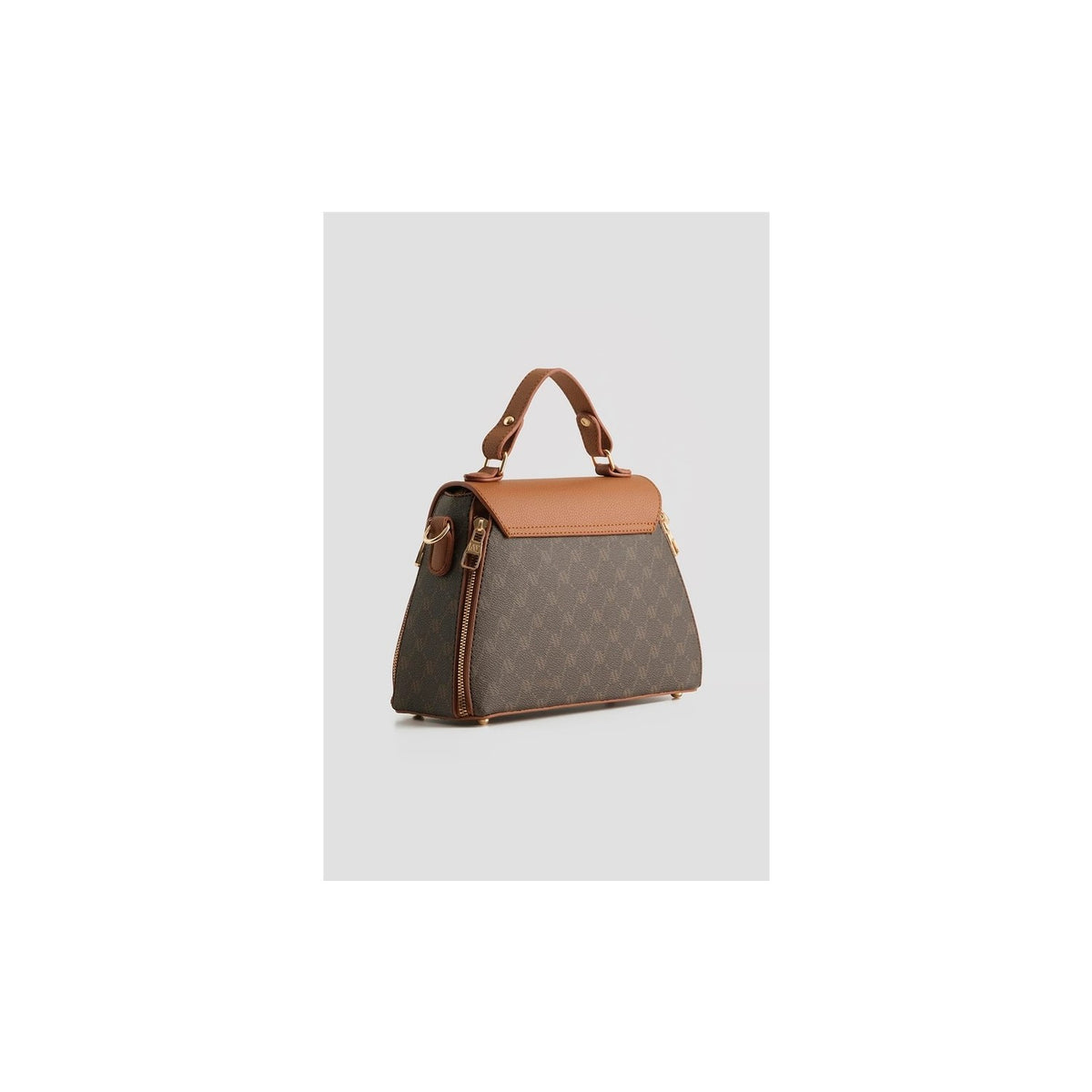 Armine Polka Dot Bag Brown Style - MALLTURK