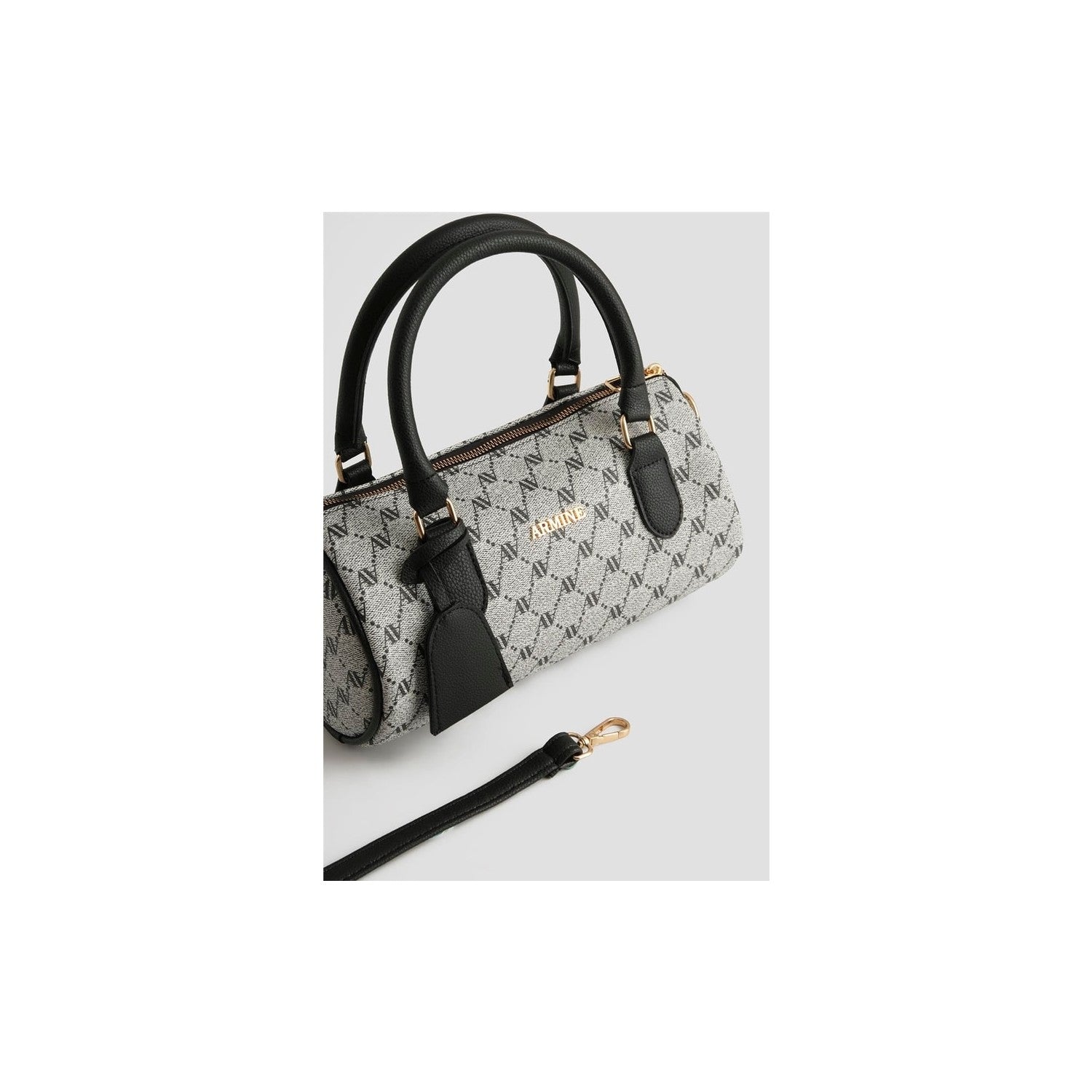 Armine Polka Dot Bag Grey Color - MALLTURK
