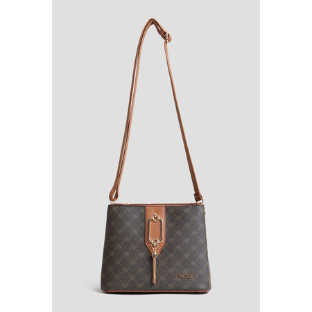 Armine Polka Dot Bag Brown Women's Handbag - MALLTURK