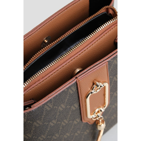 Armine Polka Dot Bag Brown Women's Handbag - MALLTURK