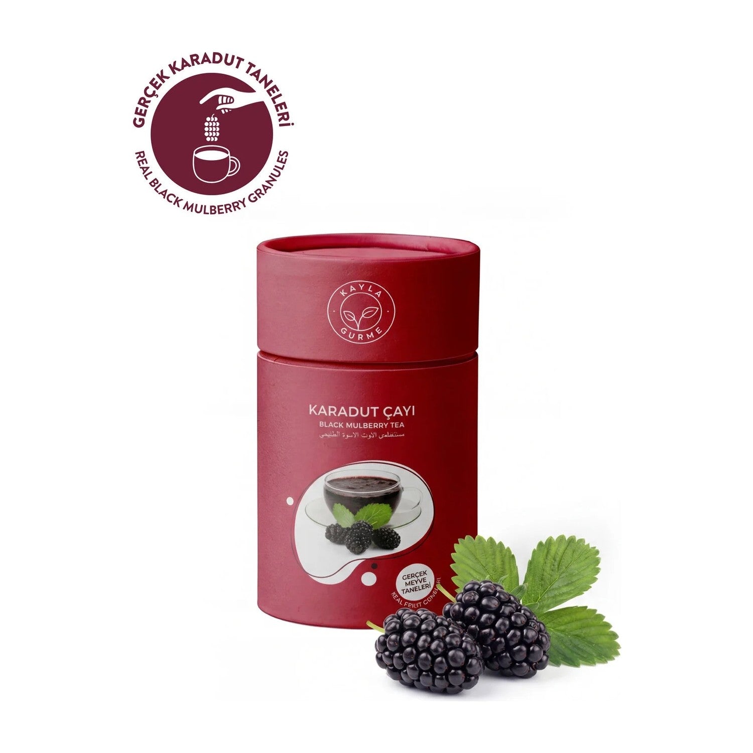 Kayla Gurme Karadut tea - Gercek Karadut fruit Taneli tea - 175 g - MALLTURK