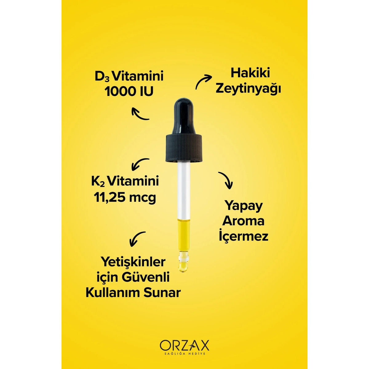 Orzax Ocean D3K2 Drops 20 ml + Ikincisi %50 Indirimli - MALLTURK