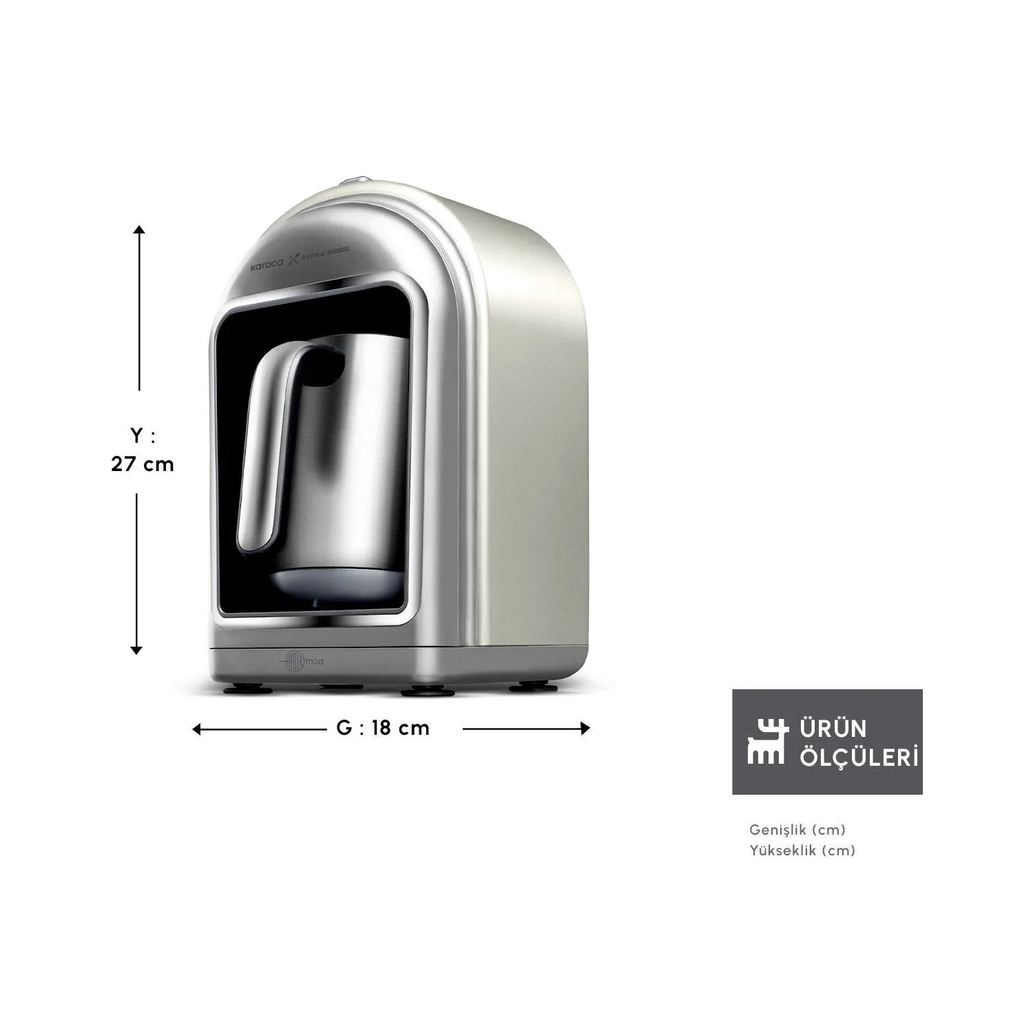 Karaca x Refika Hatir Mod Milk-Based Turkish Coffee Maker, Swiss Cream - MALLTURK