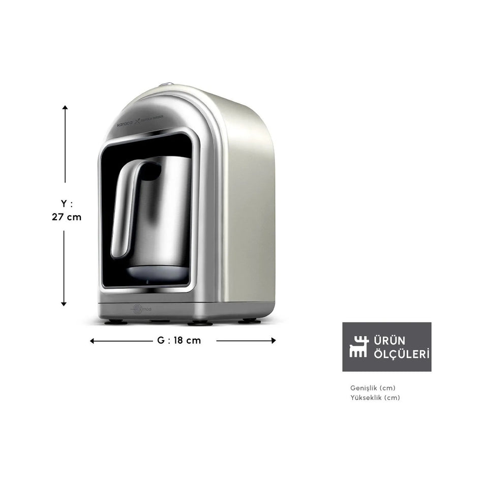 Karaca x Refika Hatir Mod Milk-Based Turkish Coffee Maker, Swiss Cream - MALLTURK