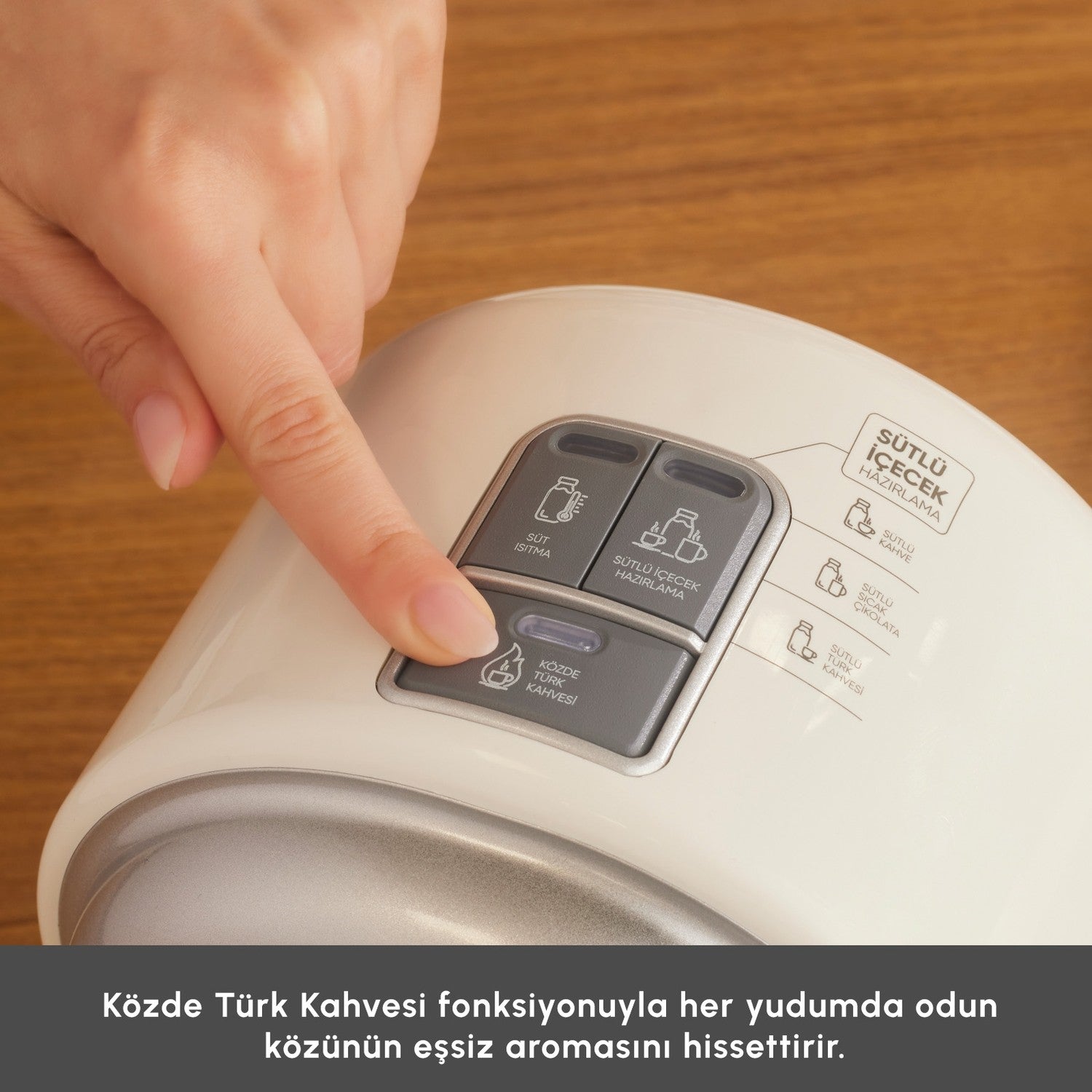 Karaca x Refika Hatir Mod Milk-Based Turkish Coffee Maker, Swiss Cream - MALLTURK