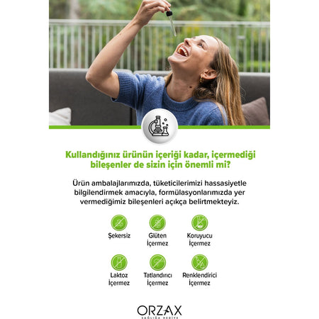 Orzax Ocean Iodine 150 mg Iyot Dietary Supplement 30 ml Turkey Origin Drops Formda - MALLTURK