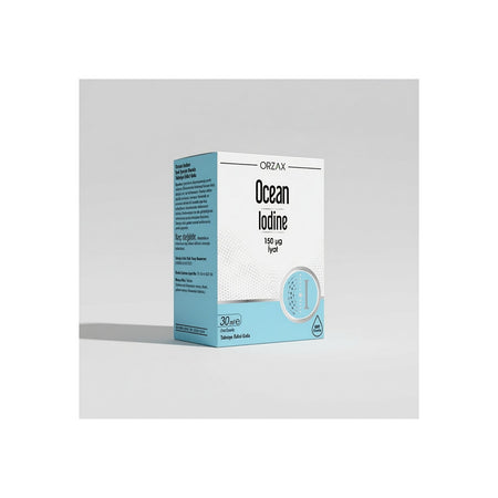 Orzax Ocean Iodine 150 mg Iyot Dietary Supplement 30 ml Turkey Origin Drops Formda - MALLTURK