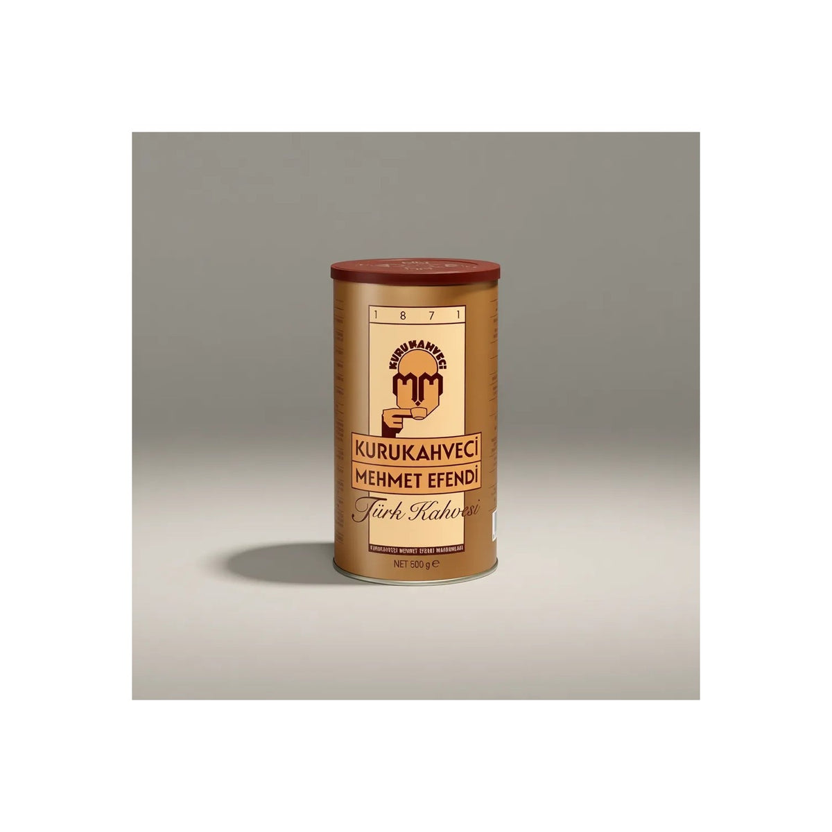 Kurukahveci Mehmet Efendi - Mehmet Efendi Ground Turkish Coffee, 500 gr x 2 Tin Packs, intense Aroma - MALLTURK