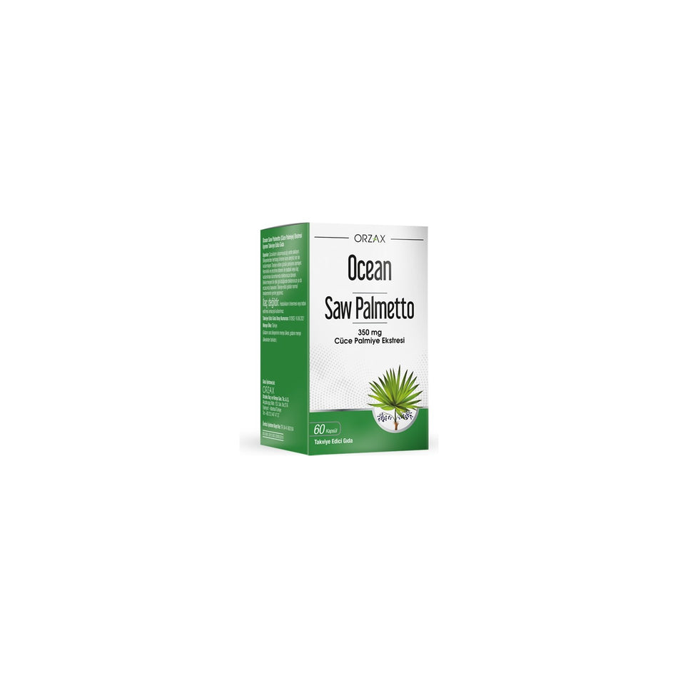 Orzax Ocean Saw Palmetto Ekstresi 350 mg 60 Capsule - MALLTURK