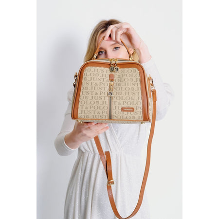 Just Polo Women's Shoulder Bag in Honey Color: Stylish Look and Ergonomic Design - MALLTURK