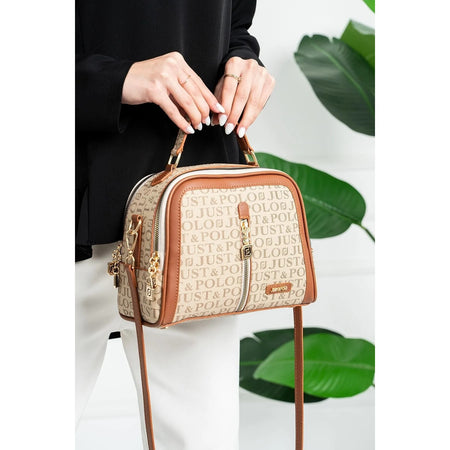 Just Polo Women's Shoulder Bag in Honey Color: Stylish Look and Ergonomic Design - MALLTURK