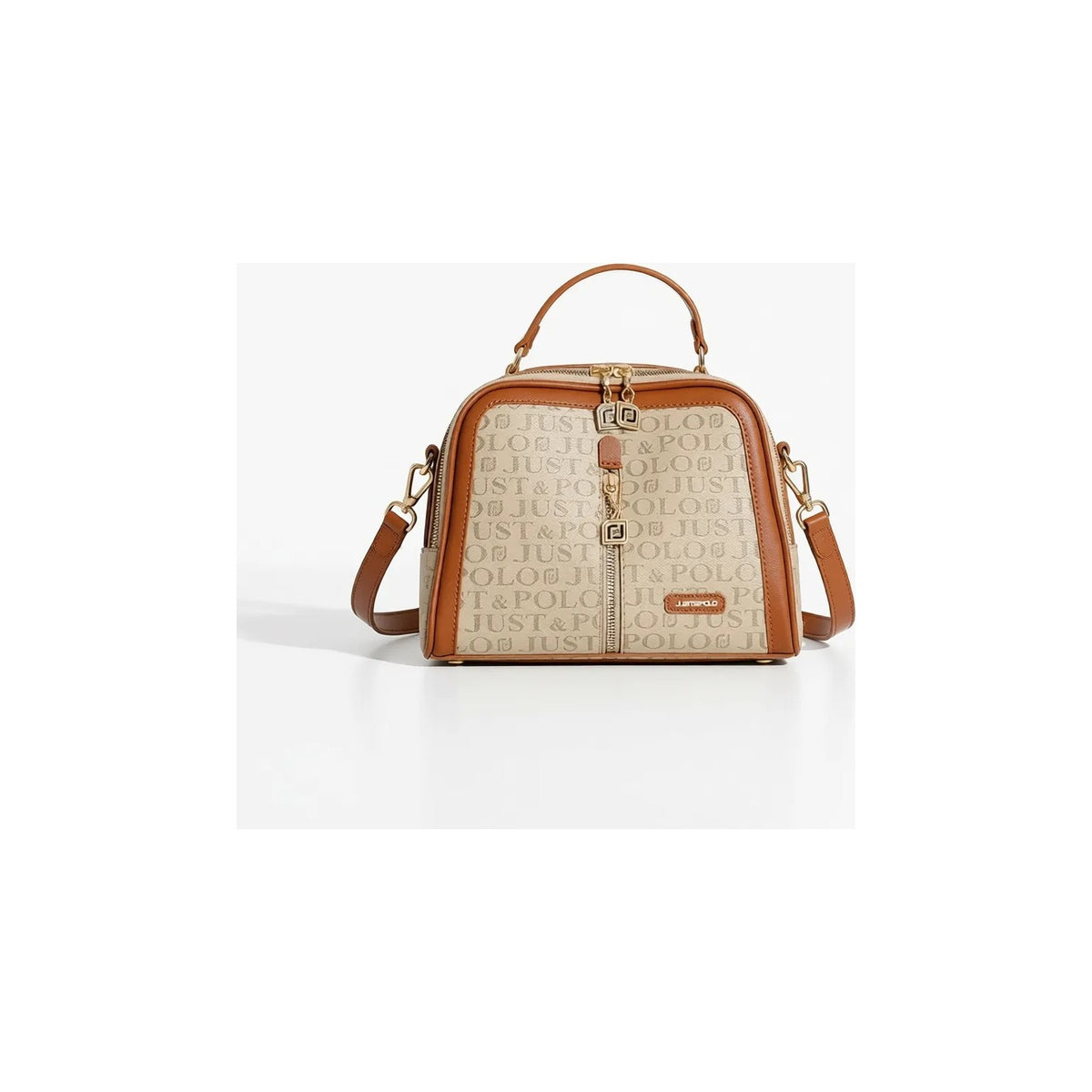 Just Polo Women's Shoulder Bag in Honey Color: Stylish Look and Ergonomic Design - MALLTURK